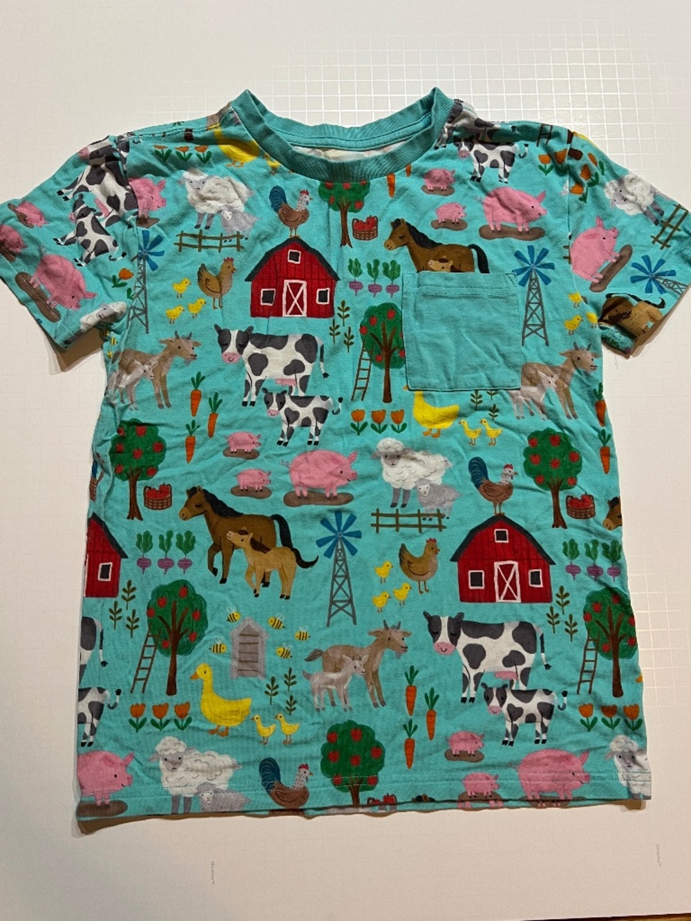 Lot of 2 Little Sleepies Crew Neck Pocket Tees